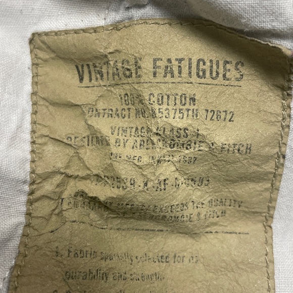 Abercrombie & Fitch Shorts Mens 33 Brown Khaki Vintage Fatigues Cargo Cut offs - Picture 6 of 6